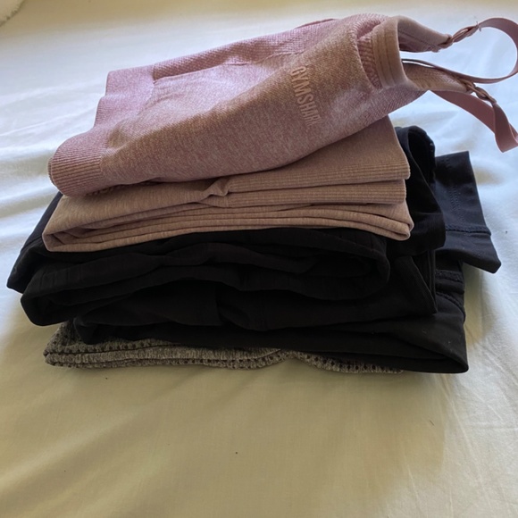 Gymshark Adapt Marl Seamless Leggings Purple Marl XS NWT - Picture 2 of 3